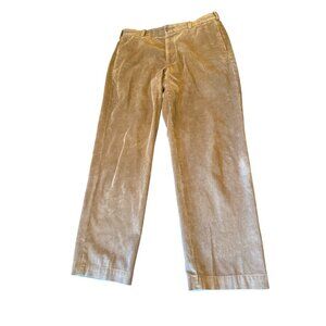 Brooks Brothers Hudson Mens Corduroy Pants W36/L32 Cotton/Polyester Flat Front
